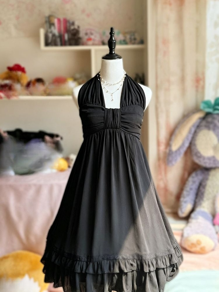 Vestido Midi Halter Vintage El - French Vintage Floral Midi Dress reseña y precio
