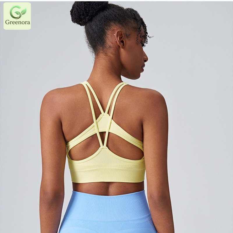 Sujetador Deportivo Acanalado  - Seamless Ribbed Workout Tank Top reseña y precio