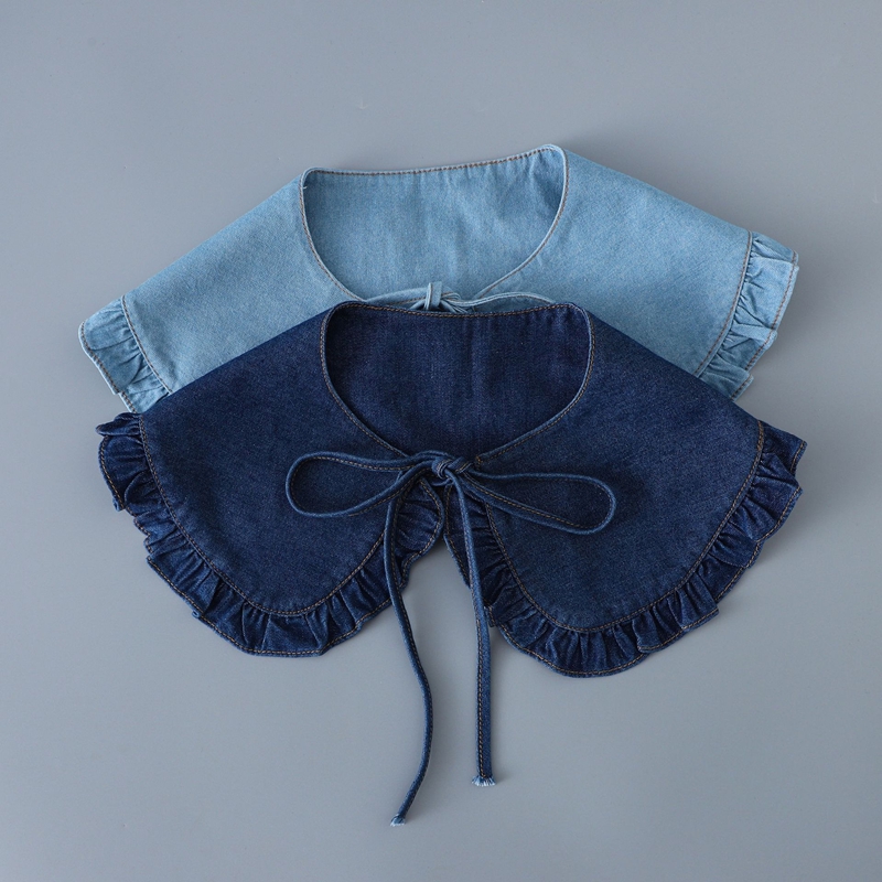 Cuello falso con volantes de m - Blouses reseña y precio