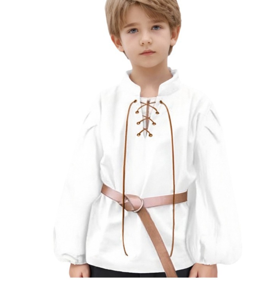 Camisa Pirata Medieval para Ni - Tops reseña y precio