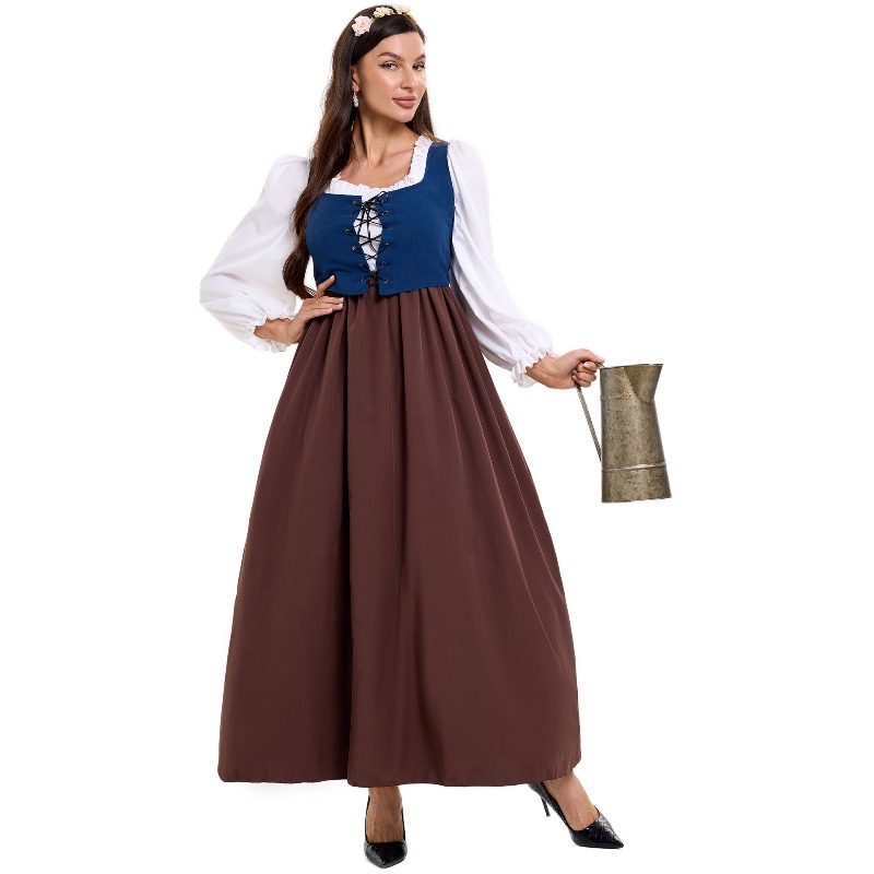 Traje de campesina vintage par - Skirts reseña y precio